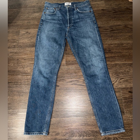 Agolde Denim - Women's Agolde Nico High Rise Straight Jeans